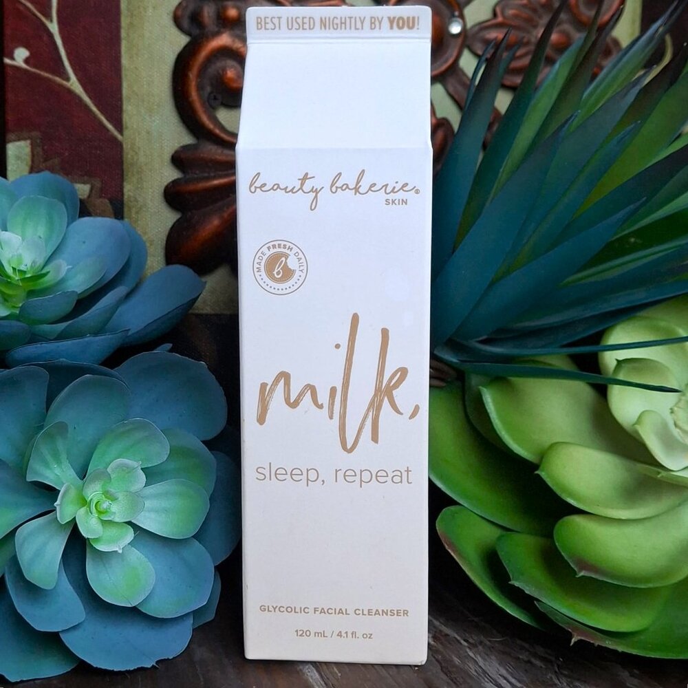 Beauty Bakerie Milk, Sleep, Repeat Glycolic Facial Cleanser Skin Care, NIB